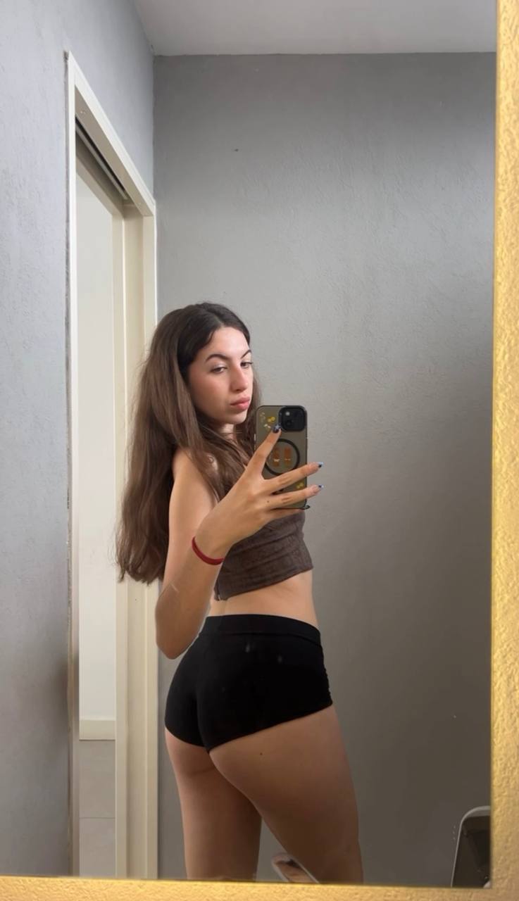 Amber in her underwear in Lubumbashi