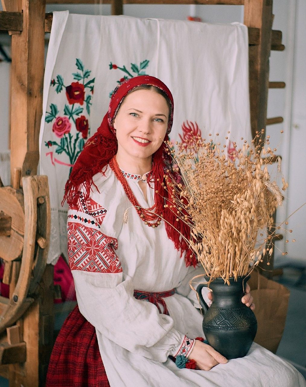 Women in Slavic costumes in Lubumbashi
