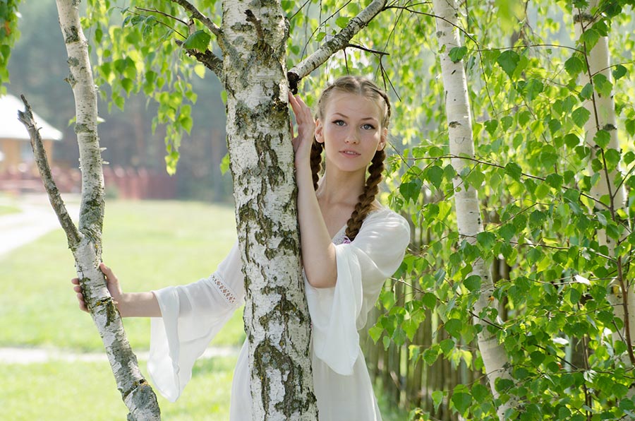 Women in Slavic costumes in Lubumbashi