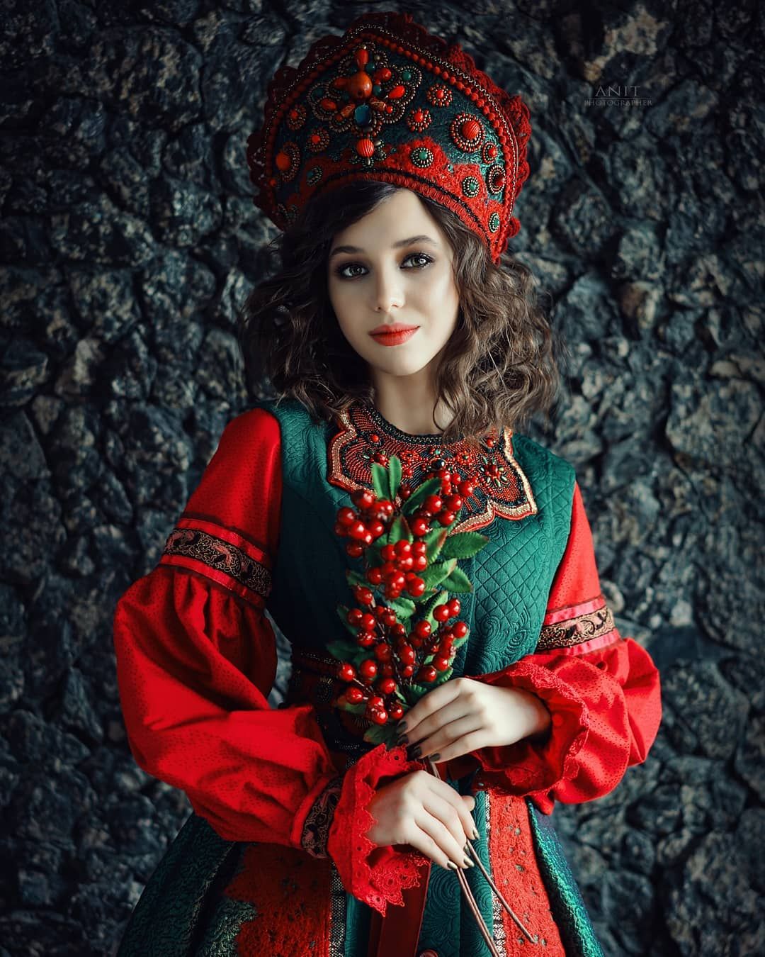 Nude girl Women in Slavic costumes in Lubumbashi