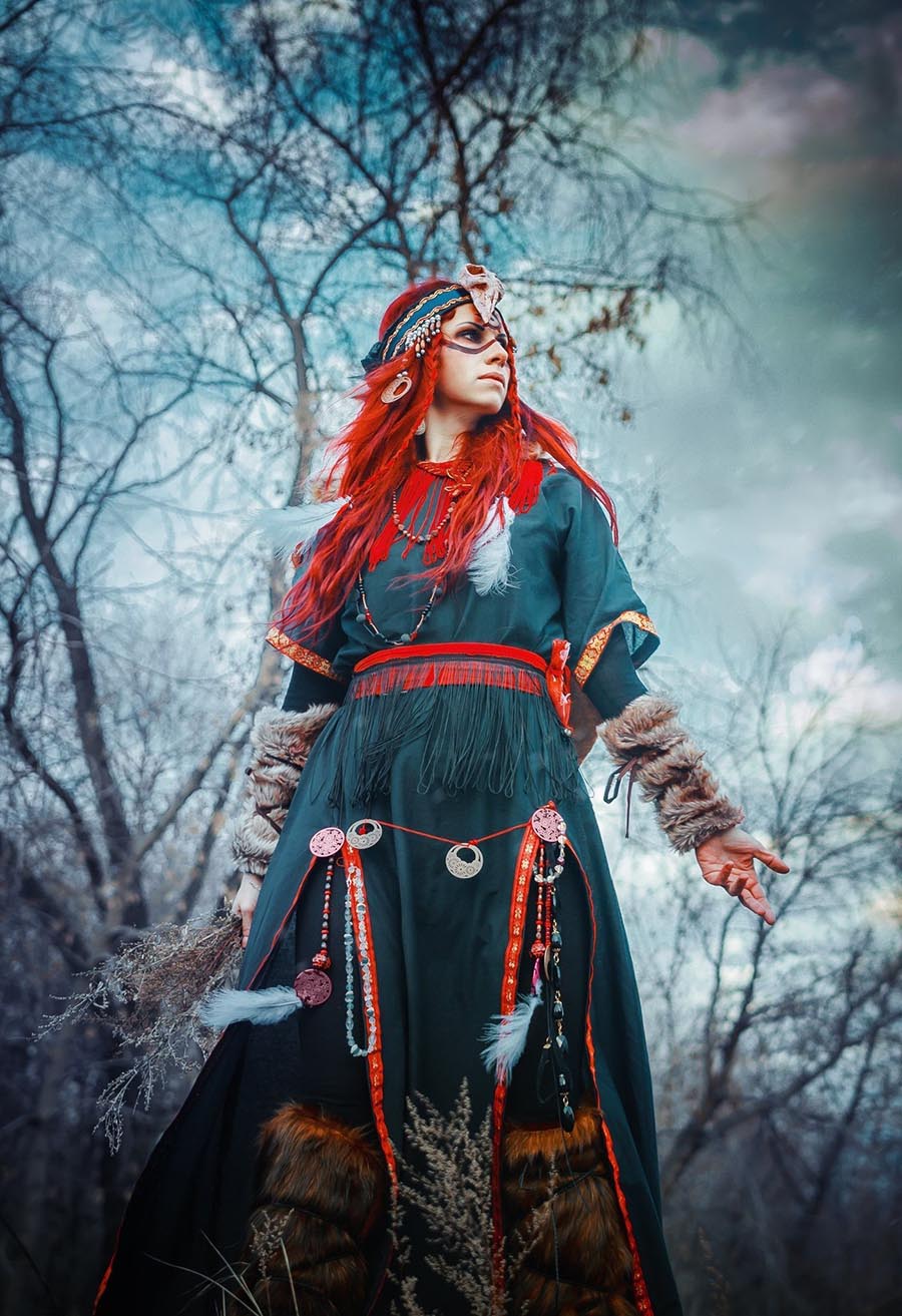 Girls in Slavic costumes underwear in Lubumbashi